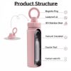 Deltafit 700ml Magnetic Water Bottle with Phone Holder – MagSafe Compatible Tripod (Pink)