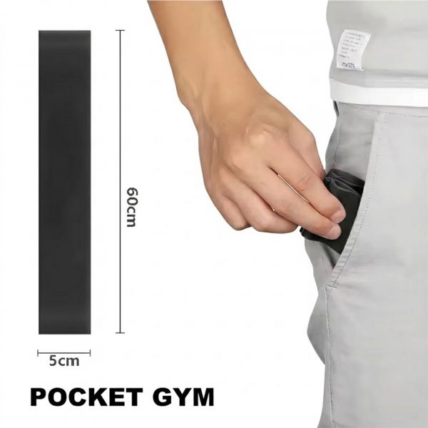 5 Deltafit Exercise Resistance Bands (5 Levels) TPE Loop Bands, Latex-Free