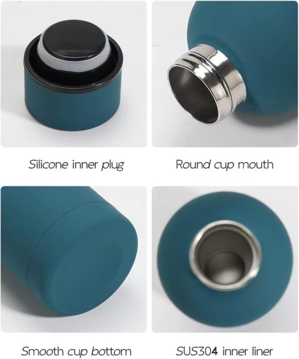 Deltafit 750ml Insulated Stainless Steel Water Bottle (Red)