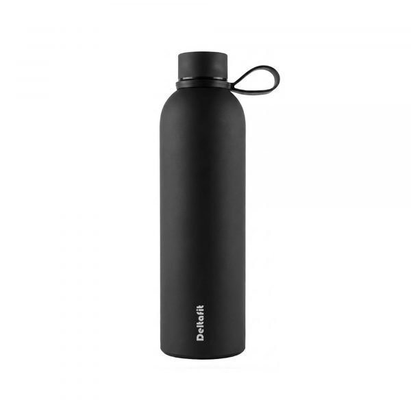 black Insulated Stainless Steel Water Bottle