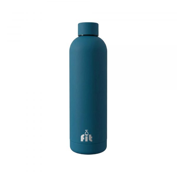 Deltafit 750ml Insulated Stainless Steel Water Bottle (Deep Blue)