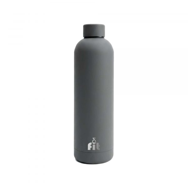 Deltafit 750ml Insulated Stainless Steel Water Bottle (Grey)