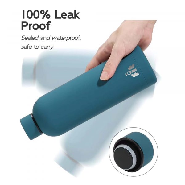 Deltafit 750ml Insulated Stainless Steel Water Bottle (Red)