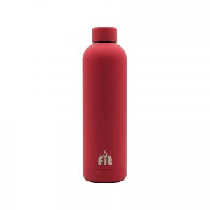 red Deltafit 750ml Insulated Stainless Steel Water Bottle (Red)