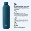 Deltafit 750ml Insulated Stainless Steel Water Bottle (Red)