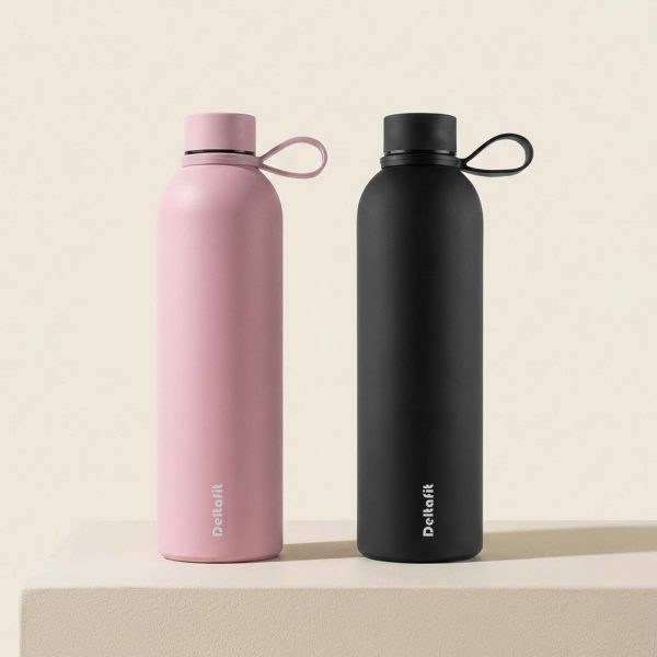 Deltafit 750ml Insulated Stainless Steel Water Bottle (Red)